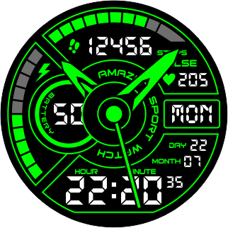 华米跃我Amazfit Pace, Stratos手表表盘