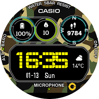 华米跃我Amazfit Pace, Stratos手表表盘