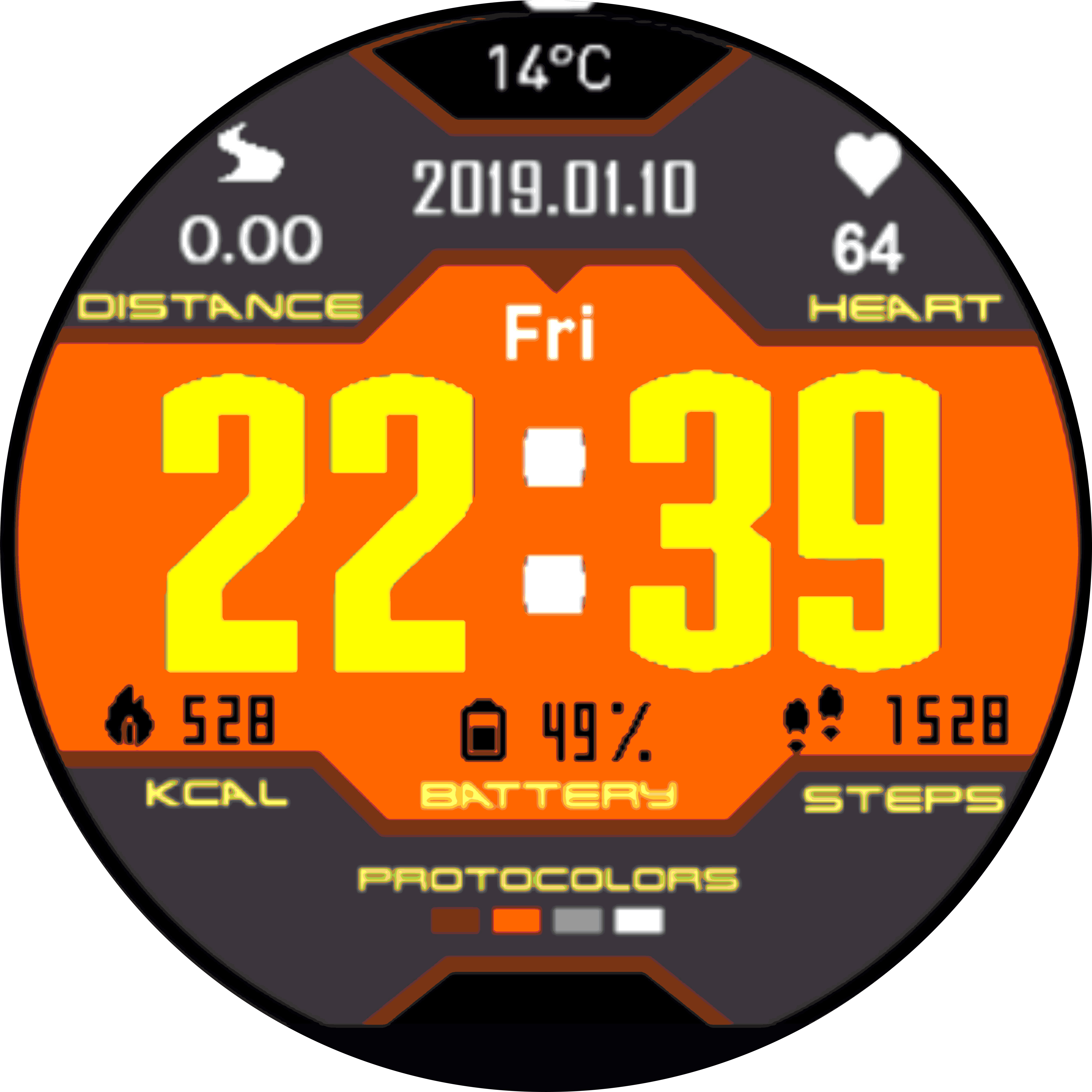 华米跃我Amazfit Pace, Stratos手表表盘