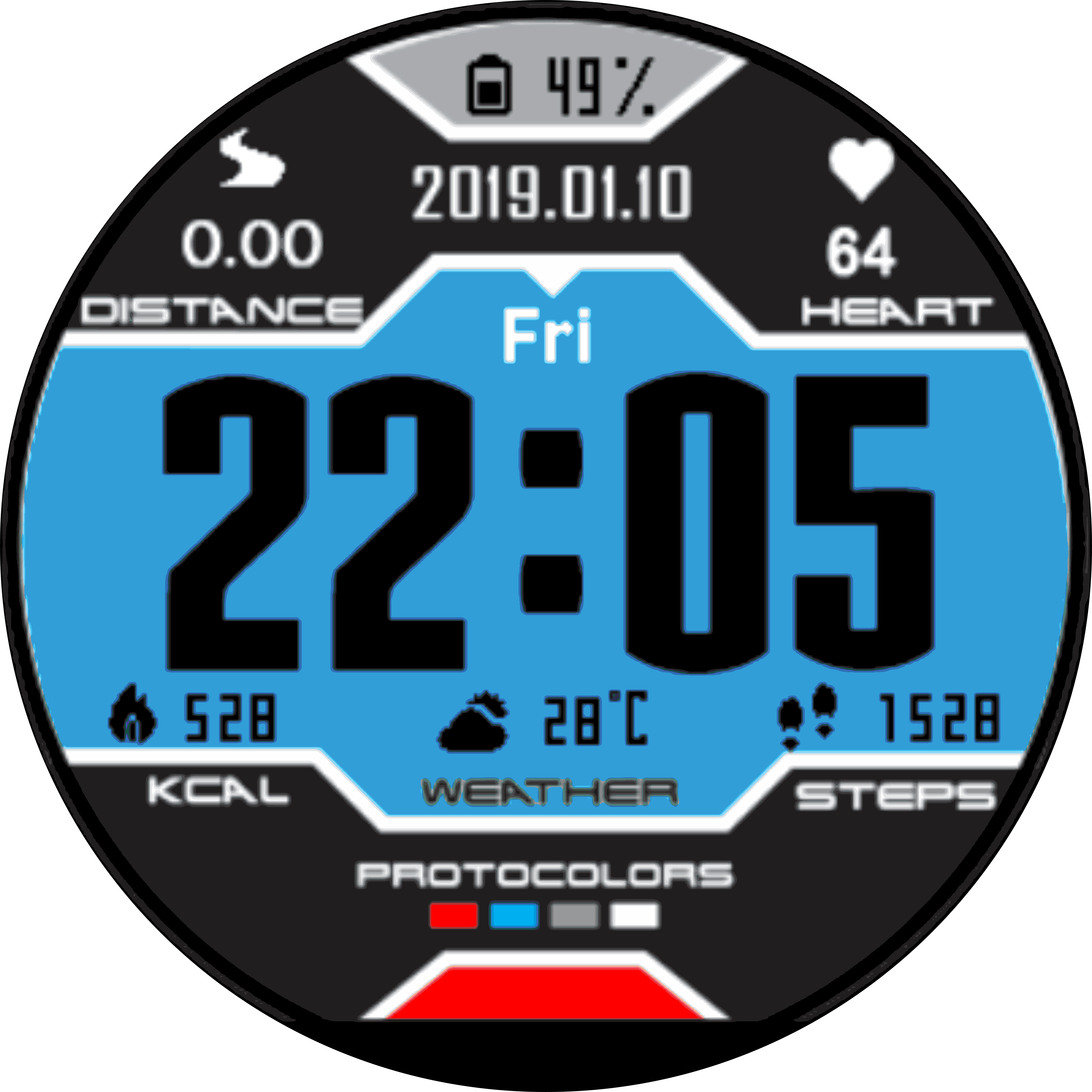 华米跃我Amazfit Pace, Stratos手表表盘