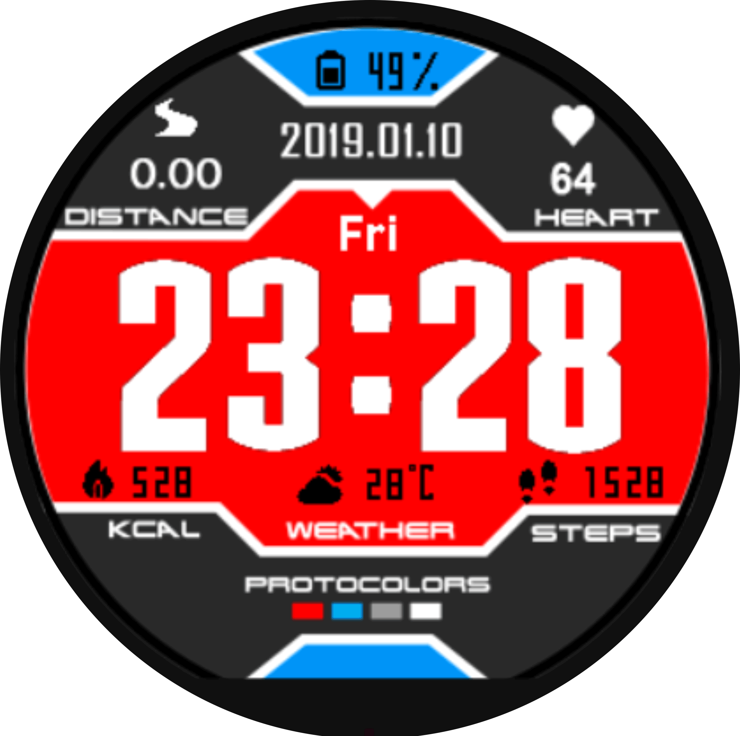 华米跃我Amazfit Pace, Stratos手表表盘