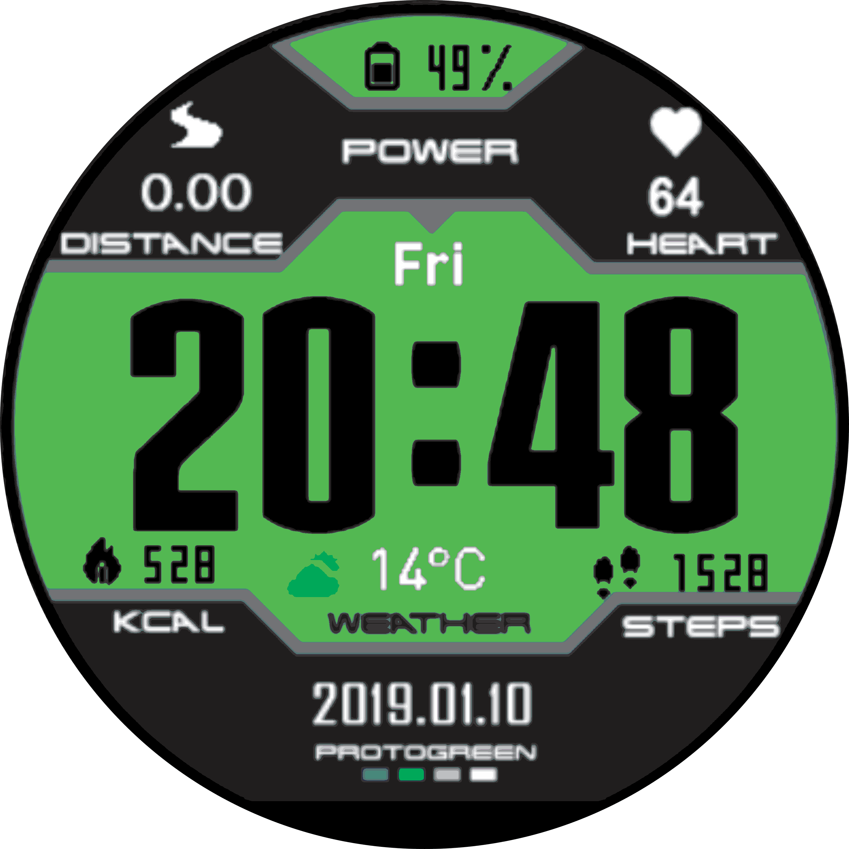 华米跃我Amazfit Pace, Stratos手表表盘