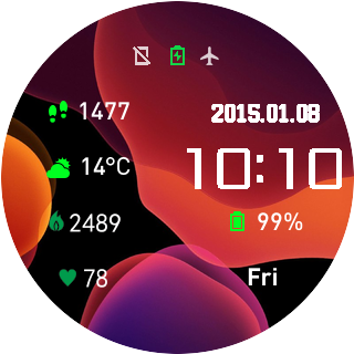 华米跃我Amazfit Pace, Stratos手表表盘