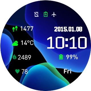 华米跃我Amazfit Pace, Stratos手表表盘