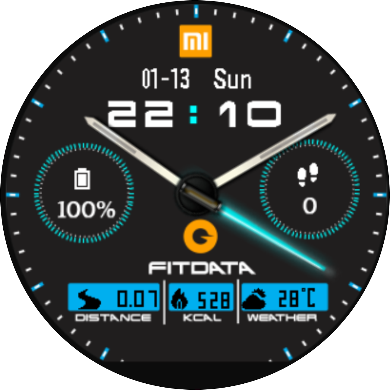 华米跃我Amazfit Pace, Stratos手表表盘