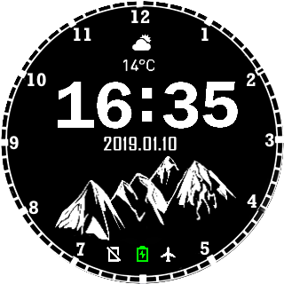 华米跃我Amazfit Pace, Stratos手表表盘