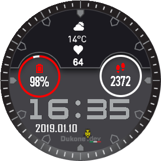 华米跃我Amazfit Pace, Stratos手表表盘