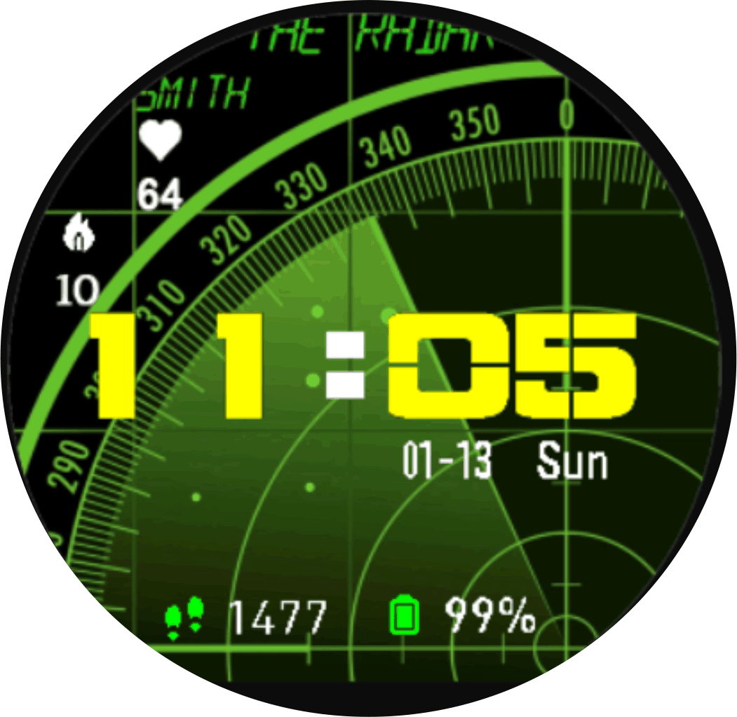 华米跃我Amazfit Pace, Stratos手表表盘