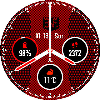 华米跃我Amazfit Pace, Stratos手表表盘