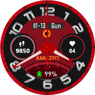 华米跃我Amazfit Pace, Stratos手表表盘