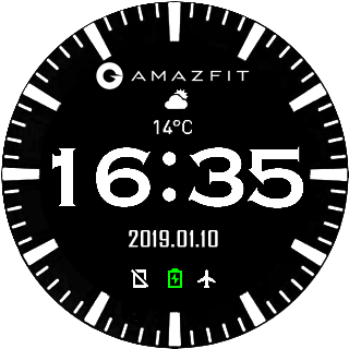 华米跃我Amazfit Pace, Stratos手表表盘