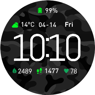 华米跃我Amazfit Pace, Stratos手表表盘