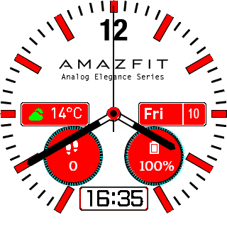 华米跃我Amazfit Pace, Stratos手表表盘