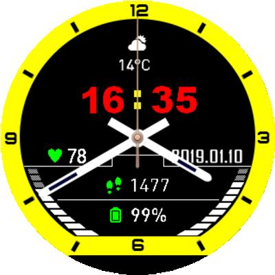 华米跃我Amazfit Pace, Stratos手表表盘