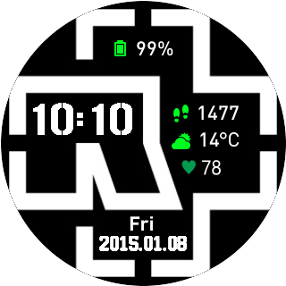 华米跃我Amazfit Pace, Stratos手表表盘