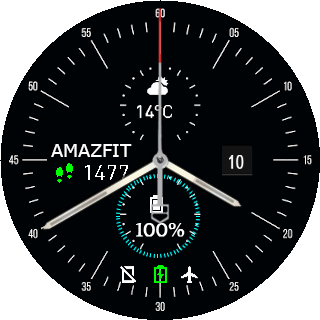 华米跃我Amazfit Pace, Stratos手表表盘