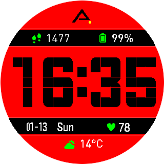 华米跃我Amazfit Pace, Stratos手表表盘
