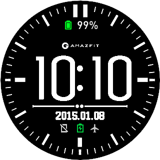 华米跃我Amazfit Pace, Stratos手表表盘