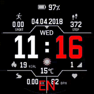 华米跃我Amazfit Pace, Stratos手表表盘