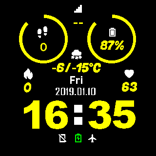 华米跃我Amazfit Pace, Stratos手表表盘
