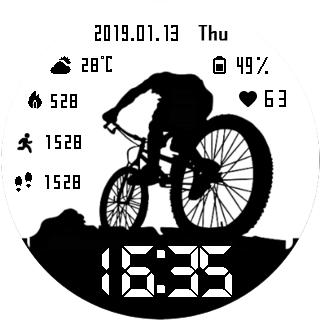 华米跃我Amazfit Pace, Stratos手表表盘