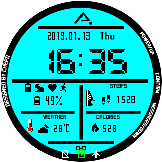 华米跃我Amazfit Pace, Stratos手表表盘