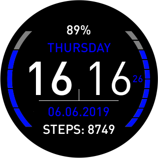 华米跃我Amazfit Pace, Stratos, Stratos 3手表表盘