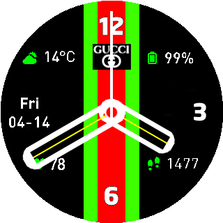 华米跃我Amazfit Pace, Stratos手表表盘