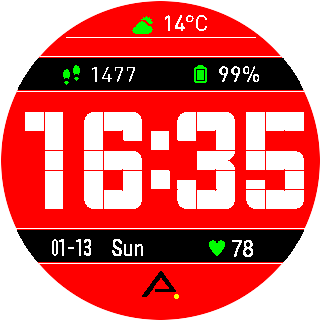 华米跃我Amazfit Pace, Stratos手表表盘