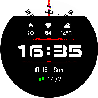 华米跃我Amazfit Pace, Stratos手表表盘