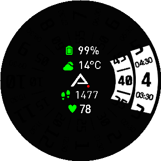 华米跃我Amazfit Pace, Stratos手表表盘