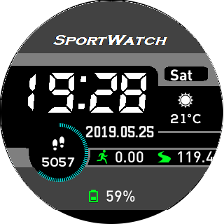 华米跃我Amazfit Pace, Stratos手表表盘