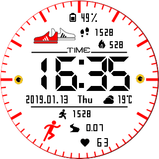 华米跃我Amazfit Pace, Stratos手表表盘
