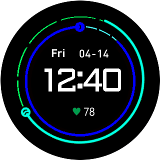 华米跃我Amazfit Pace, Stratos手表表盘