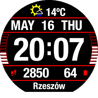 华米跃我Amazfit Pace, Stratos手表表盘