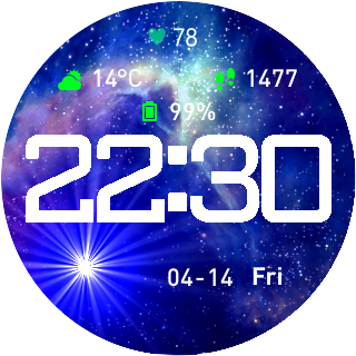 华米跃我Amazfit Pace, Stratos手表表盘