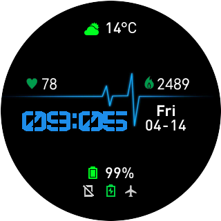 华米跃我Amazfit Pace, Stratos手表表盘