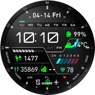 华米跃我Amazfit Pace, Stratos手表表盘