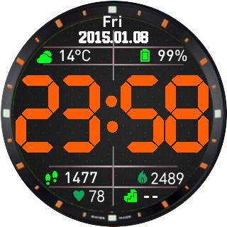 华米跃我Amazfit Pace, Stratos手表表盘