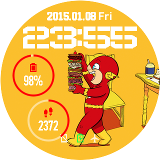 华米跃我Amazfit Pace, Stratos手表表盘