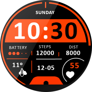 华米跃我Amazfit Pace, Stratos手表表盘
