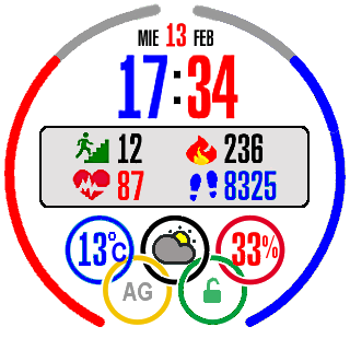 华米跃我Amazfit Pace, Stratos手表表盘