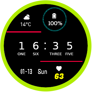华米跃我Amazfit Pace, Stratos手表表盘