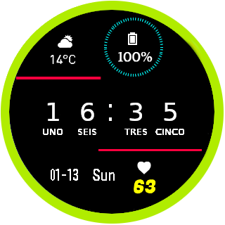 华米跃我Amazfit Pace, Stratos手表表盘