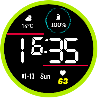 华米跃我Amazfit Pace, Stratos手表表盘