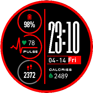 华米跃我Amazfit Pace, Stratos手表表盘
