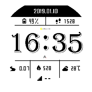 华米跃我Amazfit Pace, Stratos手表表盘