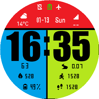 华米跃我Amazfit Pace, Stratos手表表盘