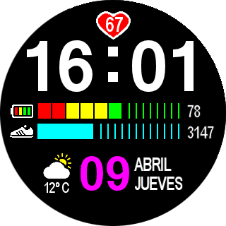 华米跃我Amazfit Pace, Stratos手表表盘