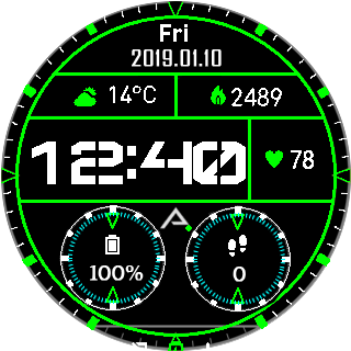 华米跃我Amazfit Pace, Stratos手表表盘